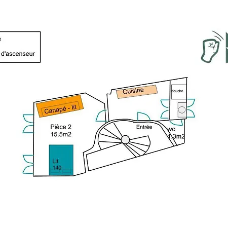 Apartmán Nocnoc - Le Cosy, Grand Place Lille